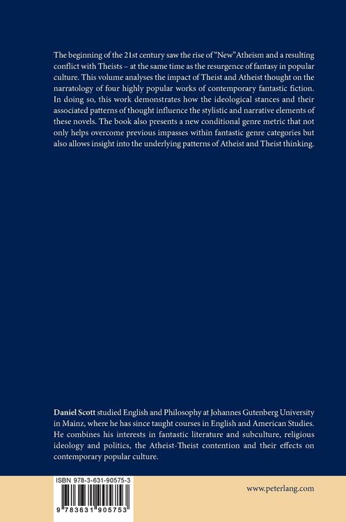 Produktbild: Atheism and Theism in Contemporary Fantasy Fiction