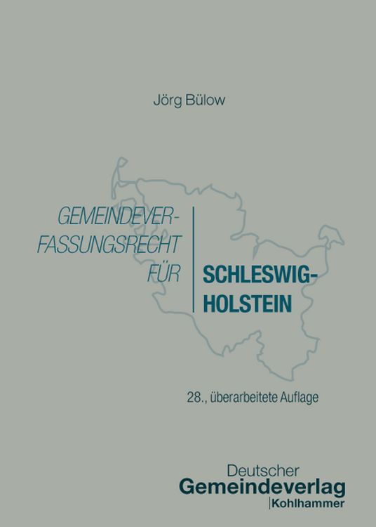 Produktbild: Gemeindeverfassungsrecht f&uuml;r Schleswig-Holstein
