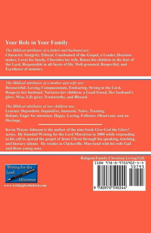Produktbild: Give God the Glory! Your Role in Your Family