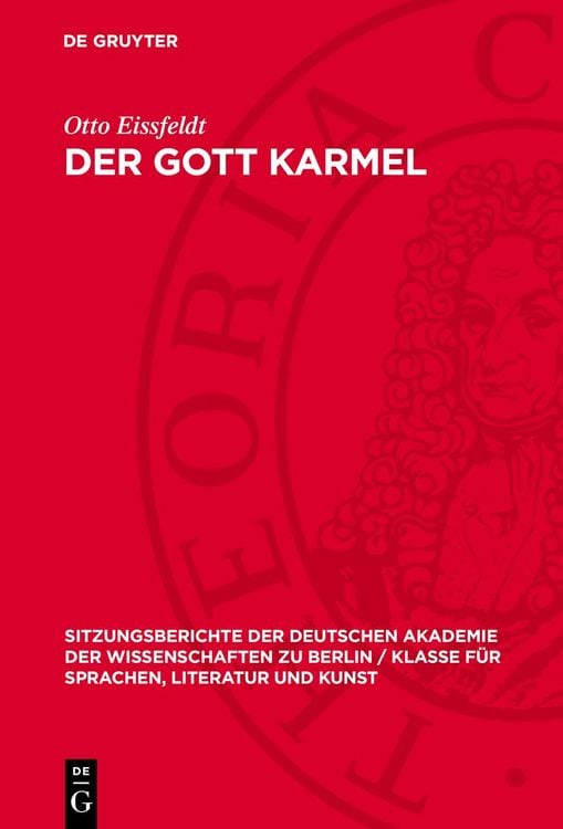 Produktbild: Der Gott Karmel