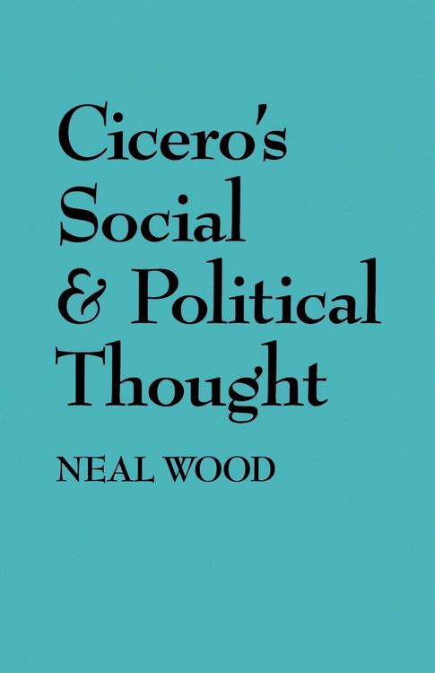 Produktbild: Cicero's Social and Political Thought