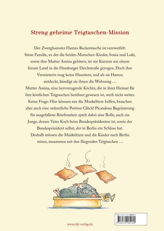 Produktbild: Die Muskeltiere und die Fliegenden Teigtaschen