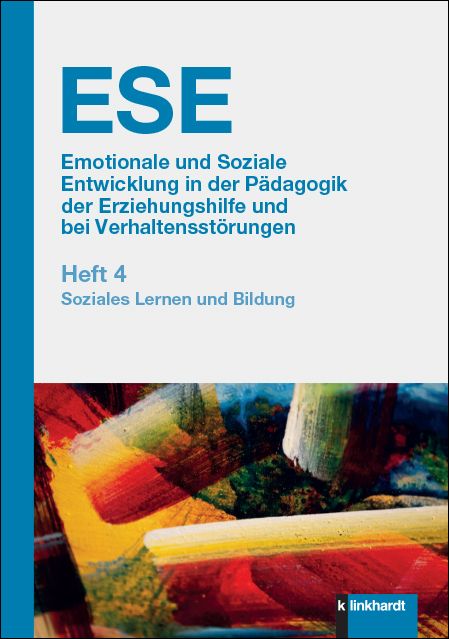 Produktbild: ESE Emotionale und Soziale Entwicklung in der P&auml;dagogik der Erziehungshilfe und bei Verhaltensst&ouml;rungen. Heft 4
