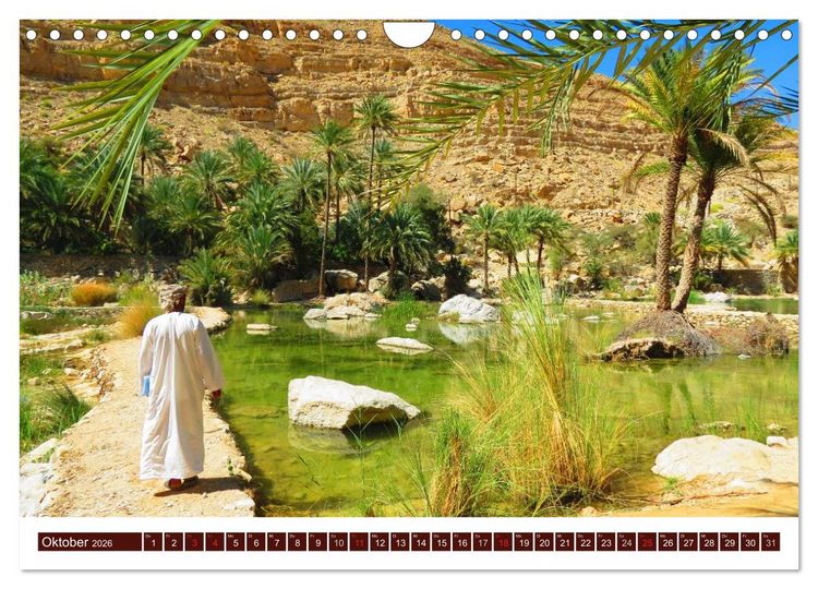 Produktbild: Oman (Wandkalender 2026 DIN A4 quer), CALVENDO Monatskalender