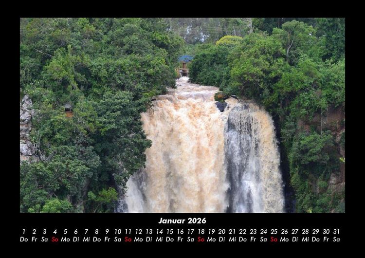 Produktbild: Wasserf&auml;lle 2026 Fotokalender DIN A3