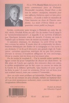 Produktbild: La Mort D'Orvar Klein