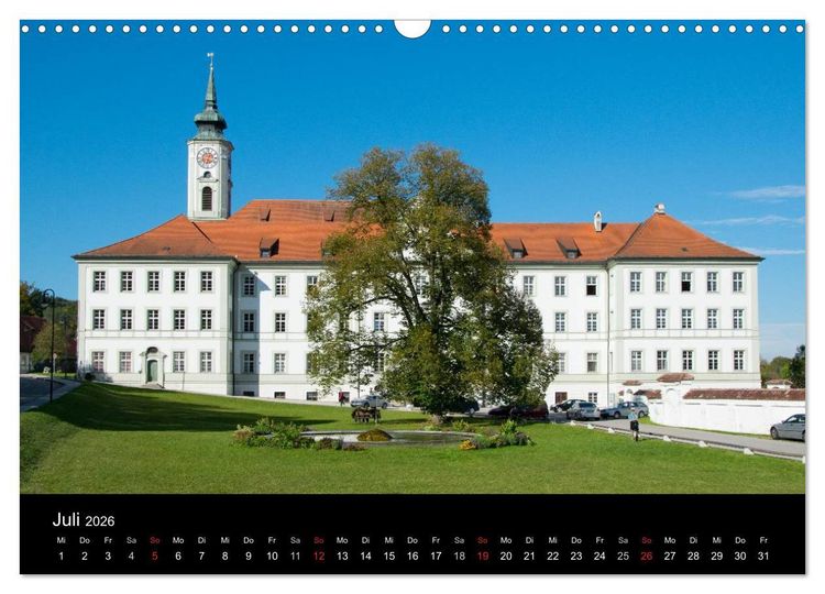 Produktbild: Jakobsweg M&uuml;nchen-Lindau (Wandkalender 2026 DIN A3 quer), CALVENDO Monatskalender