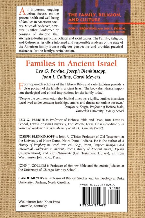 Produktbild: Families in Ancient Israel