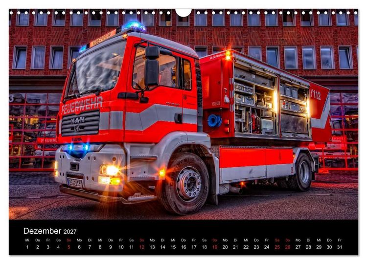 Produktbild: Feuerwehr Braunschweig (Wandkalender 2027 DIN A3 quer), CALVENDO Monatskalender