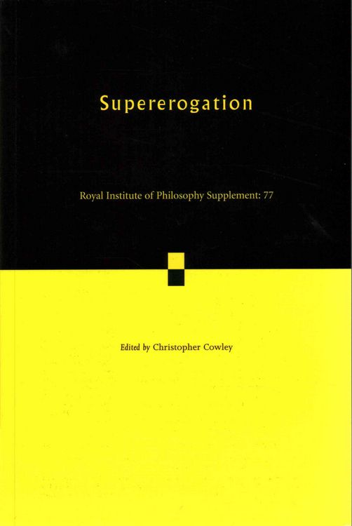 Produktbild: Supererogation