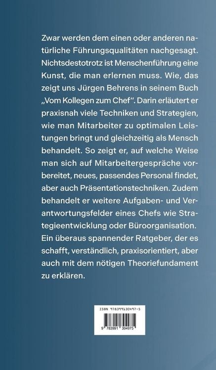 Produktbild: Vom Kollegen zum Chef