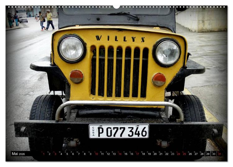 Produktbild: Auto-Legenden: WILLYS (hochwertiger Premium Wandkalender 2026 DIN A2 quer), Kunstdruck in Hochglanz