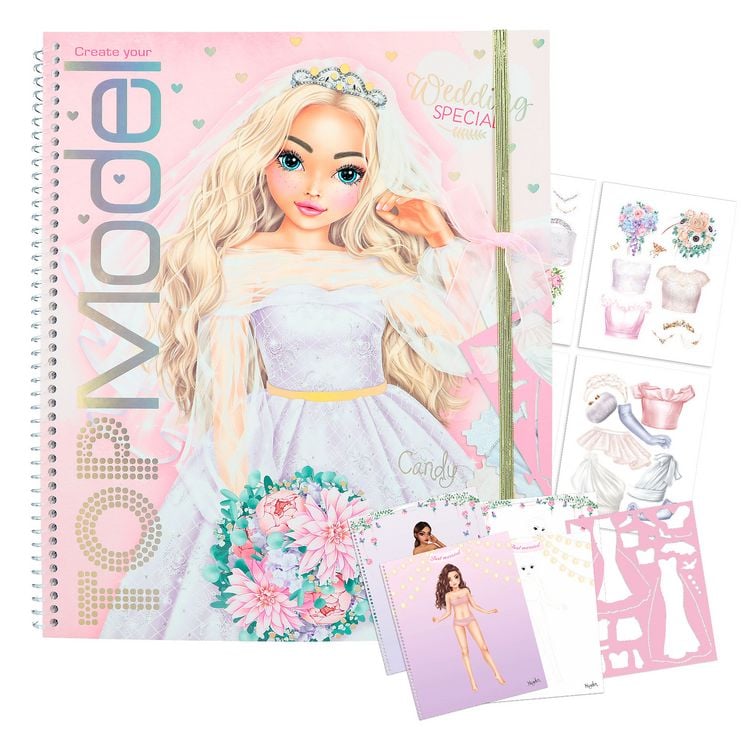 Produktbild: Create your TOPModel Wedding Special Malbuch