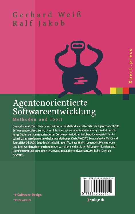 Produktbild: Agentenorientierte Softwareentwicklung