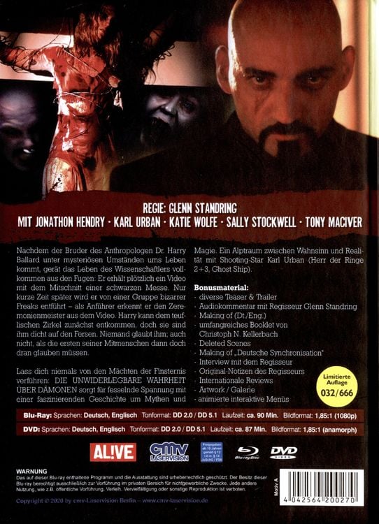 Produktbild: Die unwiderlegbare Wahrheit &uuml;ber D&auml;monen - Mediabook Cover A - Limitiert auf 666 St&uuml;ck (+ DVD)