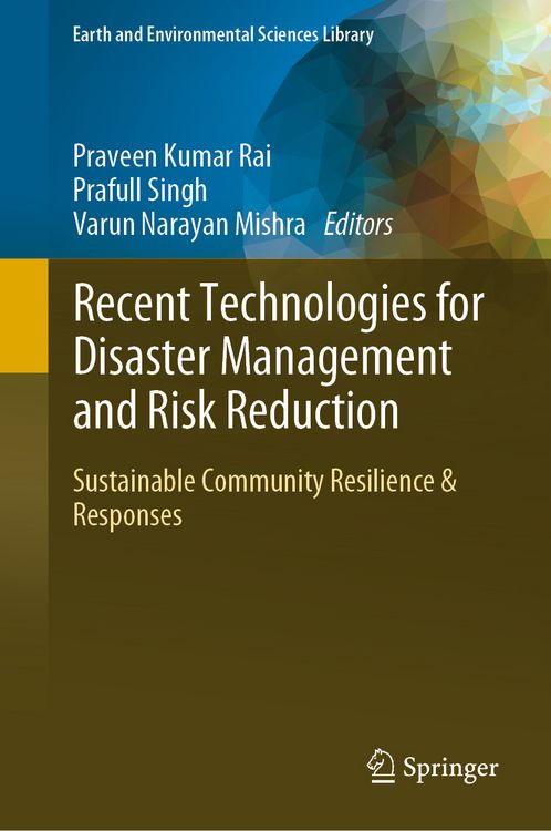 Produktbild: Recent Technologies for Disaster Management and Risk Reduction