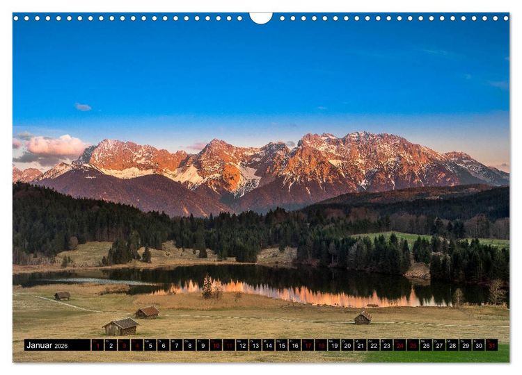 Produktbild: Traumhafte Alpen (Wandkalender 2026 DIN A3 quer), CALVENDO Monatskalender