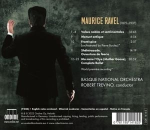 Produktbild: Valses nobles et sentimentales/Menuet antique/+