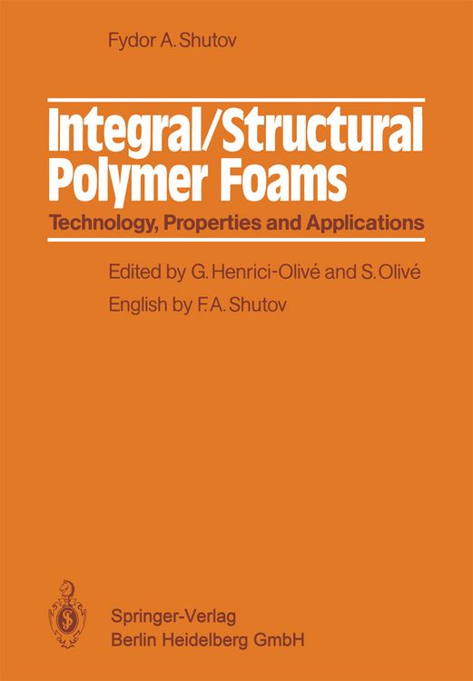 Produktbild: Integral/Structural Polymer Foams