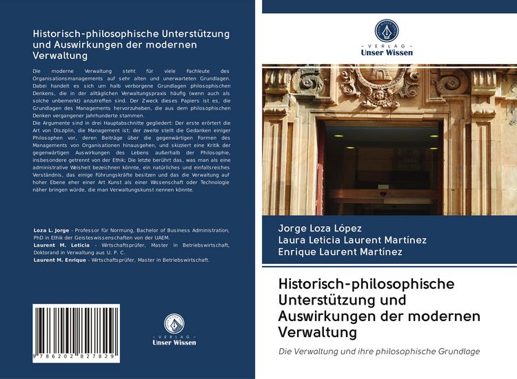 Produktbild: Historisch-philosophische Unterst&uuml;tzung und Auswirkungen der modernen Verwaltung