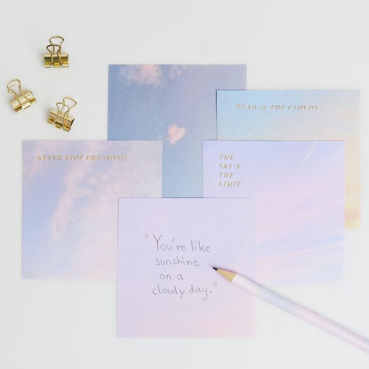 Produktbild: Notizzettel-Box The Sky is the Limit , 200 Blatt, 9x9 cm
