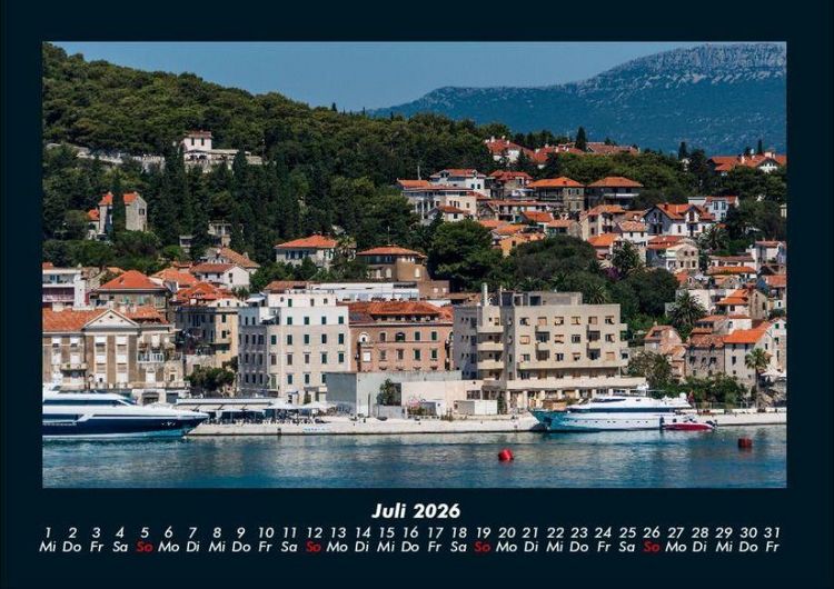 Produktbild: Kroatien 2026 Fotokalender DIN A4