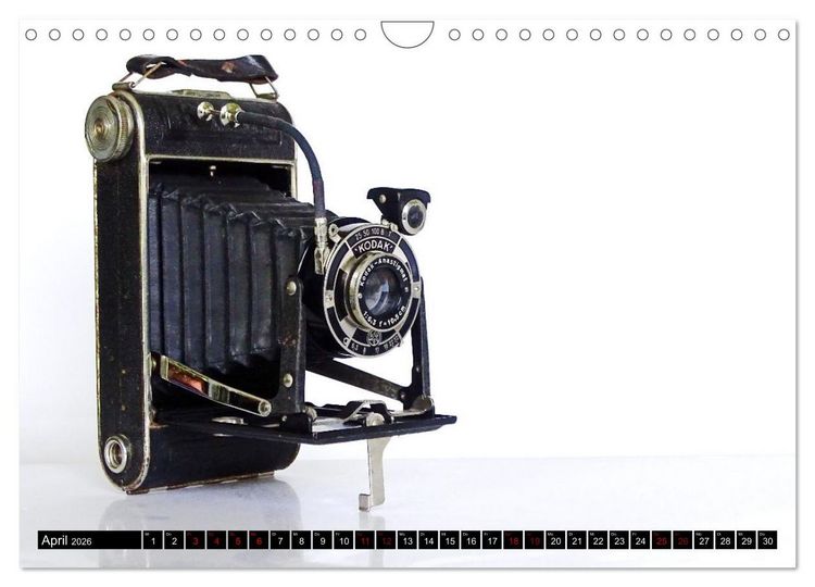 Produktbild: Alte Fotoapparate - Kameras von Kodak der Jahre 1905 bis 1977 (Wandkalender 2026 DIN A4 quer), CALVENDO Monatskalender