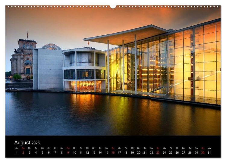 Produktbild: Berlin (Wandkalender 2026 DIN A2 quer), CALVENDO Monatskalender