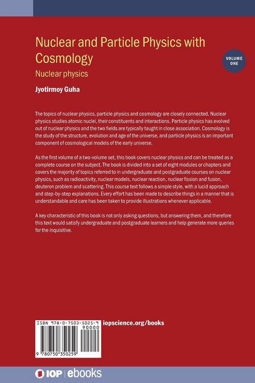 Produktbild: Nuclear and Particle Physics with Cosmology, Volume 1