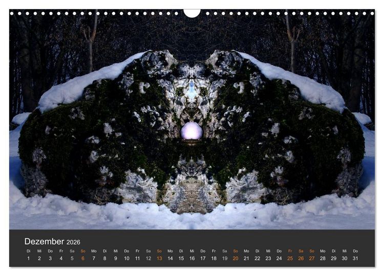 Produktbild: Spiegelwelten - Im Reich der Naturwesen (Wandkalender 2026 DIN A3 quer), CALVENDO Monatskalender