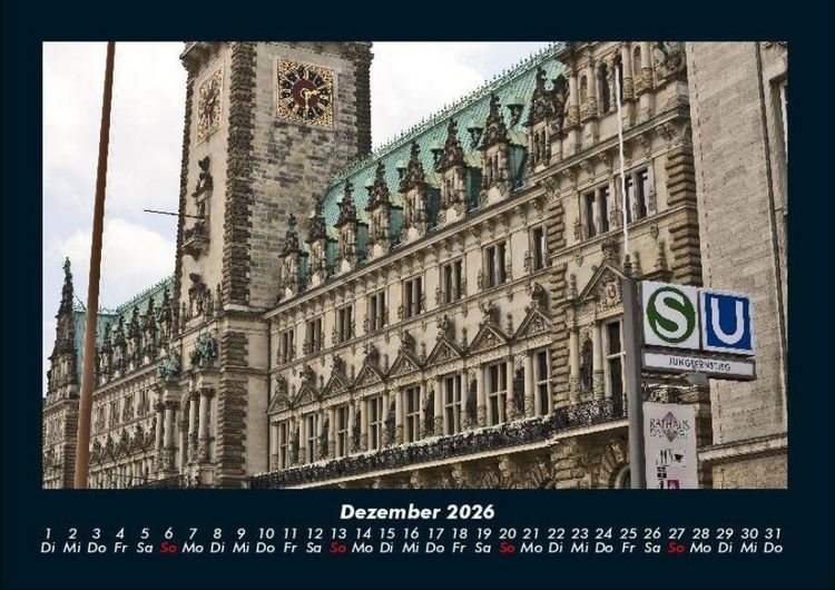 Produktbild: Hamburg 2026 Fotokalender DIN A4