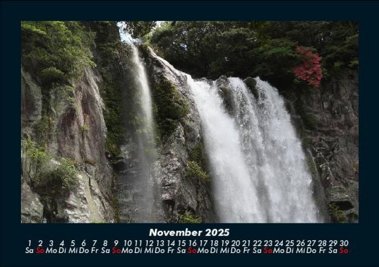 Produktbild: Wasserf&auml;lle 2025 Fotokalender DIN A5