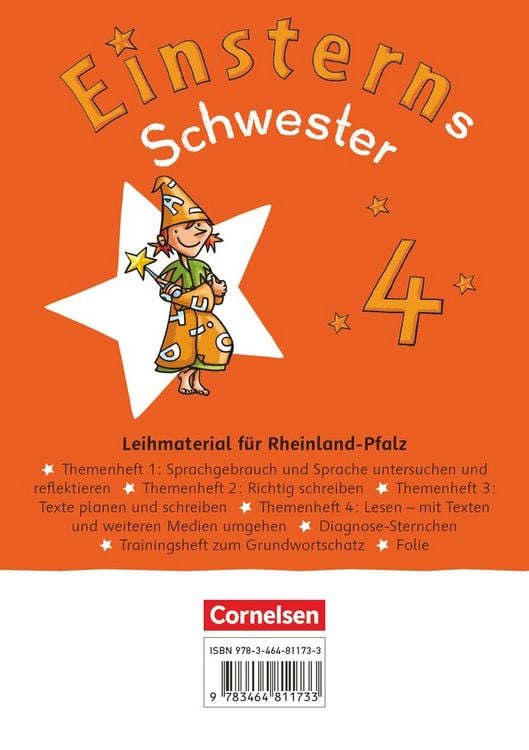 Produktbild: Einsterns Schwester 4. Schuljahr. Themenhefte 1-4, Training Grundwortschatz und Diagnoseheft - Leihmaterial - Im Schuber (Rheinland-Pfalz)