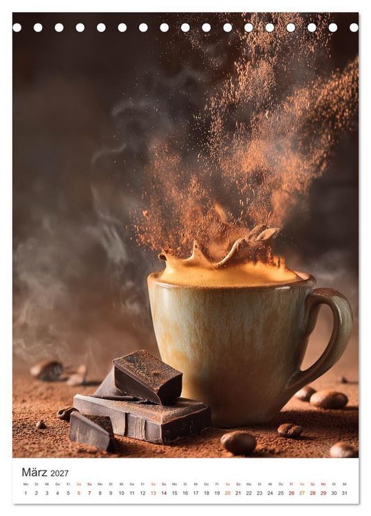 Produktbild: Zeit f&uuml;r Kaffee (Tischkalender 2027 DIN A5 hoch), CALVENDO Monatskalender