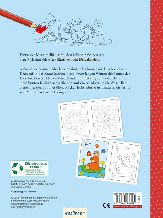 Produktbild: Etwas von den Wurzelkindern: Jahreszeiten-Malbuch