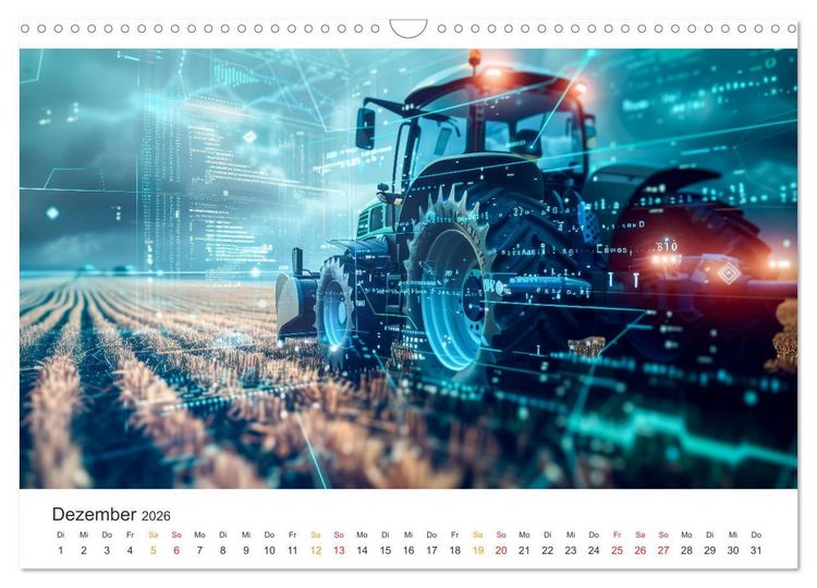 Produktbild: Landwirtschaft 5.0 - digitale Welt (Wandkalender 2026 DIN A3 quer), CALVENDO Monatskalender