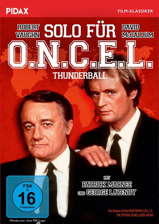 Produktbild: Solo f&uuml;r O.N.C.E.L.: Thunderball (Return of the Man from U.N.C.L.E.) / Spielfilm zur Kultserie mit Gastauftritten von Patrick Macnee und George Lazenby (Pidax Film-Klassiker)