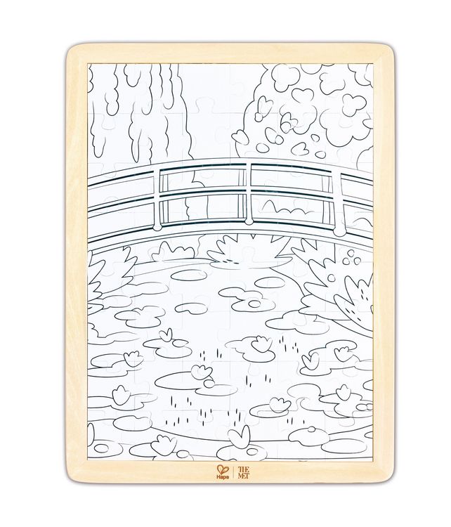 Produktbild: The Met: Puzzle "Br&uuml;cke &uuml;ber dem Seerosenteich" - 48 Teile