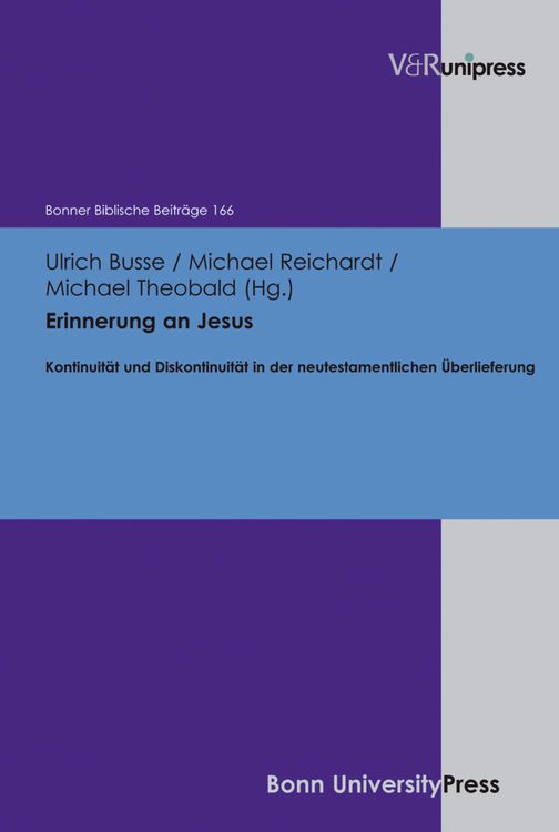 Bild vom Artikel Erinnerung an Jesus vom Autor Ulrich Busse
