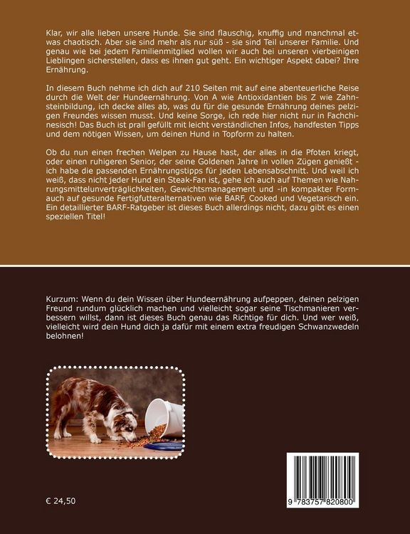 Produktbild: Gesunde Hundeern&auml;hrung