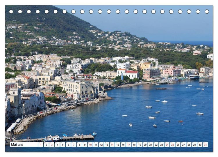 Produktbild: Ischia - Italiens Trauminsel (Tischkalender 2026 DIN A5 quer), CALVENDO Monatskalender
