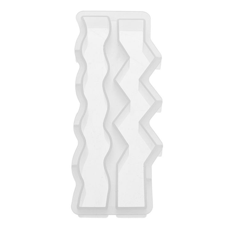 Produktbild: Silikon-Kerzengie&szlig;form Welle Zickzack 23x2,8x2,5cm