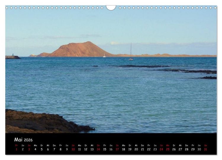 Produktbild: Fuerteventura - karge Sch&ouml;nheit (Wandkalender 2026 DIN A3 quer), CALVENDO Monatskalender