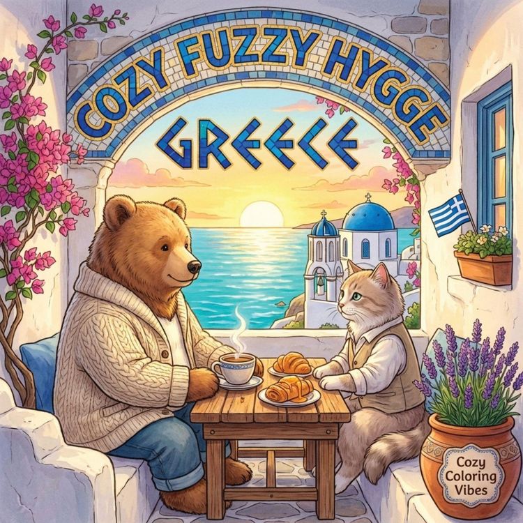 Produktbild: Cozy Fuzzy Hygge Greece