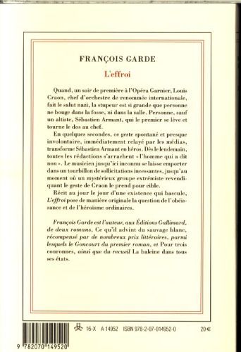 Produktbild: L'effroi