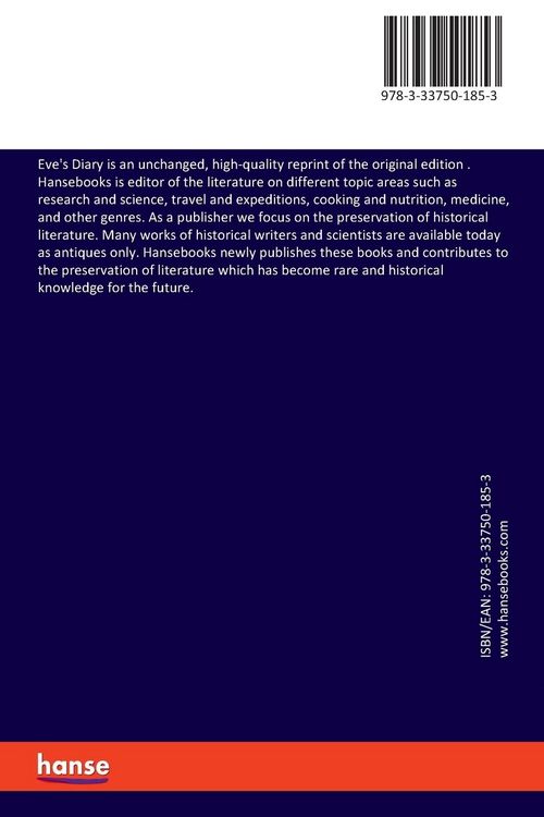 Produktbild: Eve's Diary