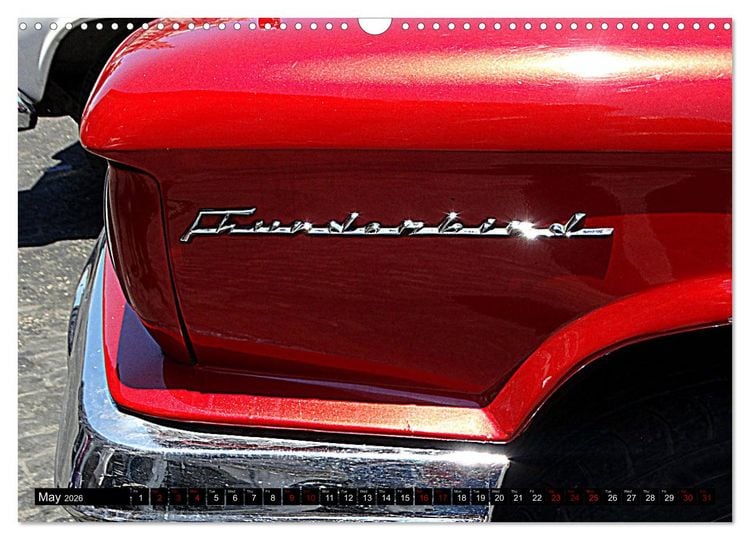 Produktbild: Ford Thunderbird (Wall Calendar 2026 DIN A3 landscape), CALVENDO 12 Month Wall Calendar