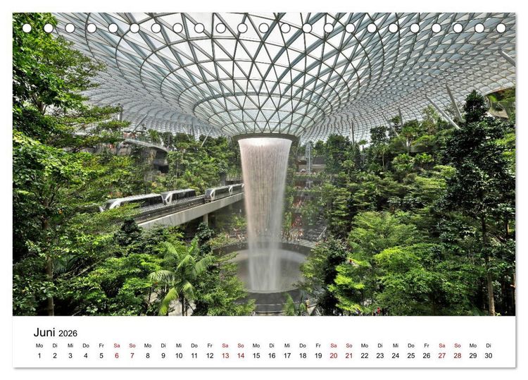 Produktbild: Singapur - Perle S&uuml;dostasiens (Tischkalender 2026 DIN A5 quer), CALVENDO Monatskalender