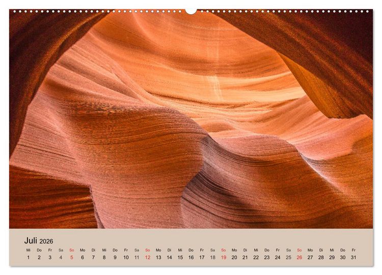 Produktbild: Faszination USA - traumhafter S&uuml;dwesten (hochwertiger Premium Wandkalender 2026 DIN A2 quer), Kunstdruck in Hochglanz