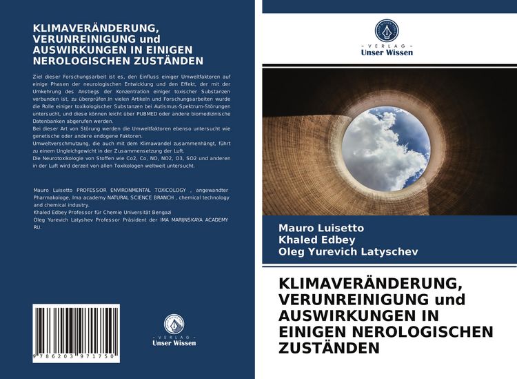 Produktbild: Klimaver&auml;nderung, Verunreinigung und Auswirkungen in Einigen Nerologischen Zust&auml;nden